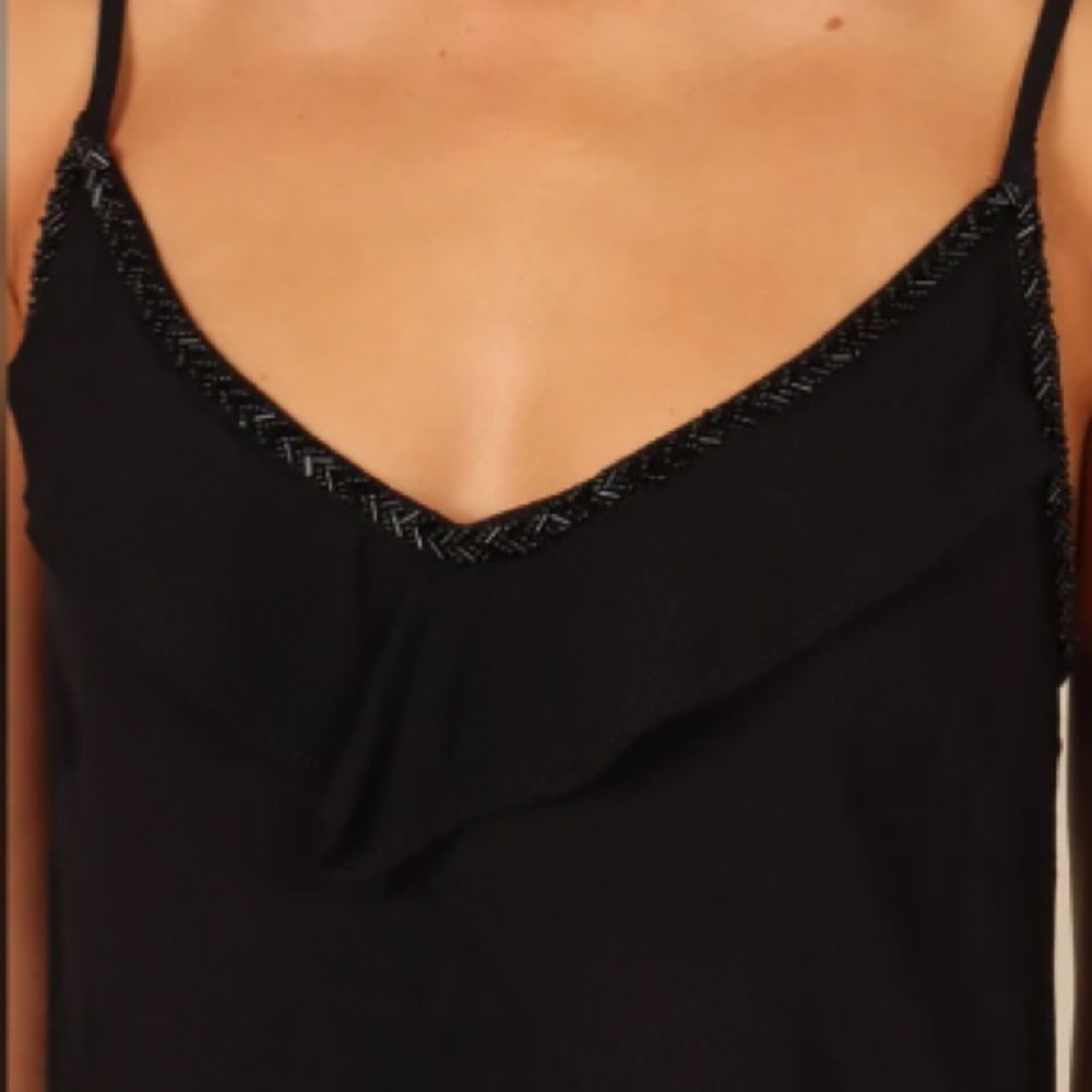 TANYA BEADED MAXI DRESS - BLACK - Picture 3 of 14